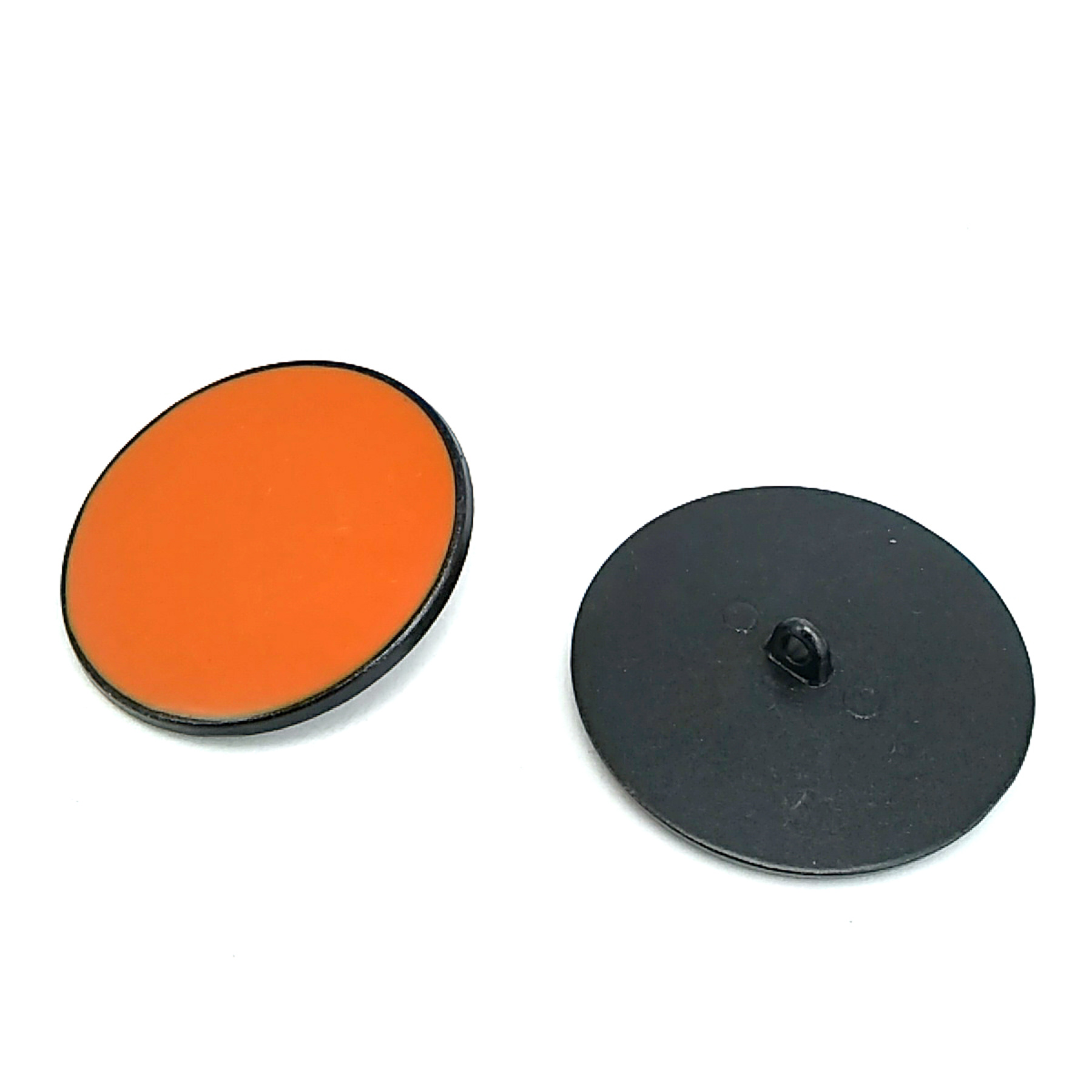 Coat and Coat Button Enameled Metal Shank Button 40 mm - 64 L E 1581