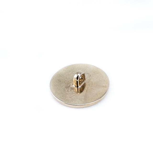 Stylish-footed metal button 24 mm - 38 lignes