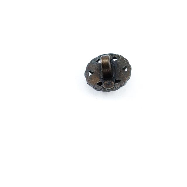 13 mm Rhinestone / Crystal Detail Shank Button front and detail view