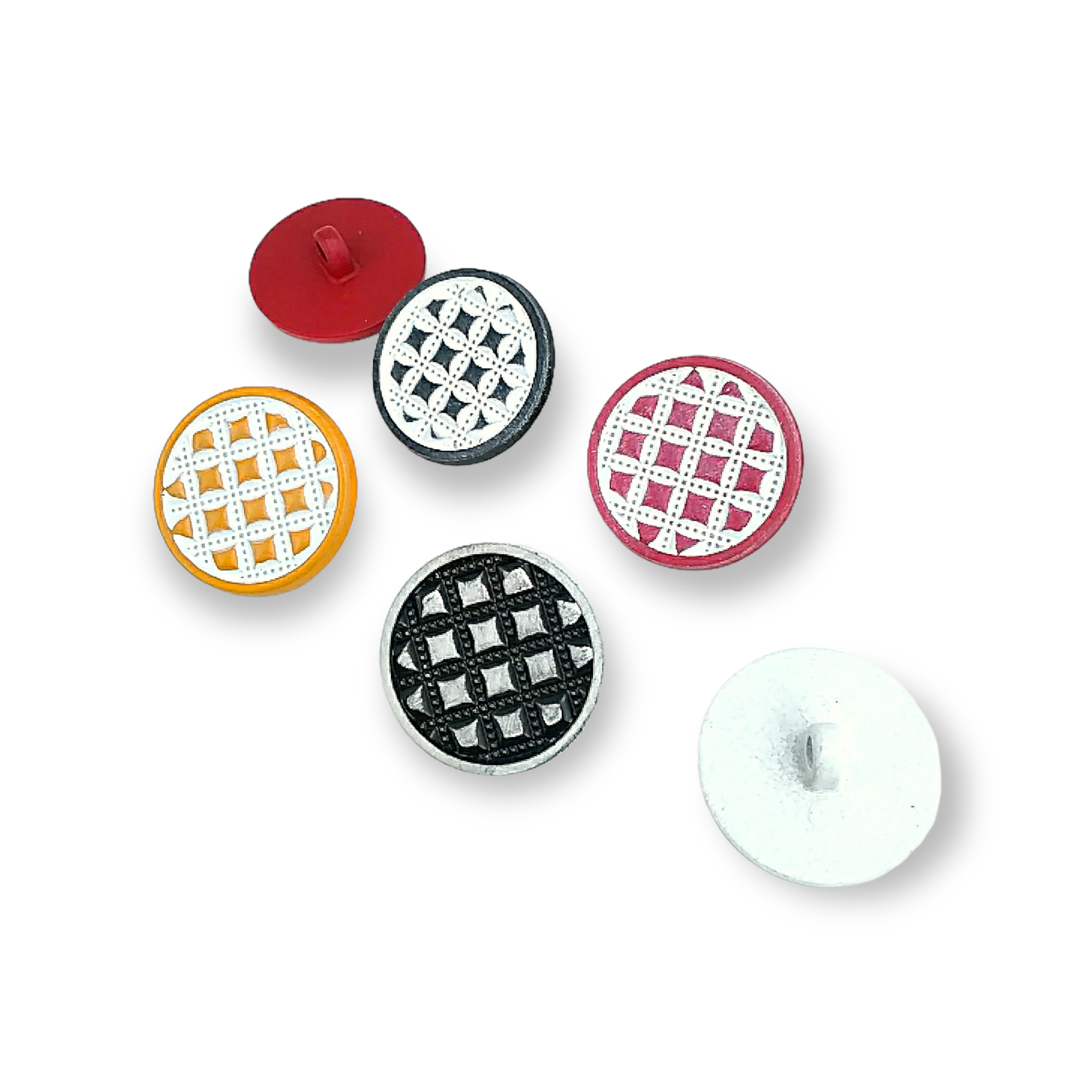 Jacket and Coat Button Enamel Zamak Button 22 mm - 36 L E 1648 MC Jacket and Coat Button Enamel Zamak Button 22 mm - 36 L E 1648 MC