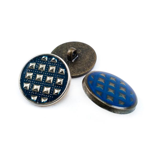 Jacket and Coat Button Enamel Zamak Button 22 mm - 36 L E 1648 Jacket and Coat Button Enamel Zamak Button 22 mm - 36 L E 1648