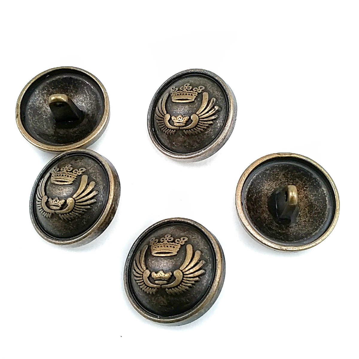 Mont ve Ceket Düğmesi Taç ve Kanat Desenli 23 mm - 36 boy  E 1653