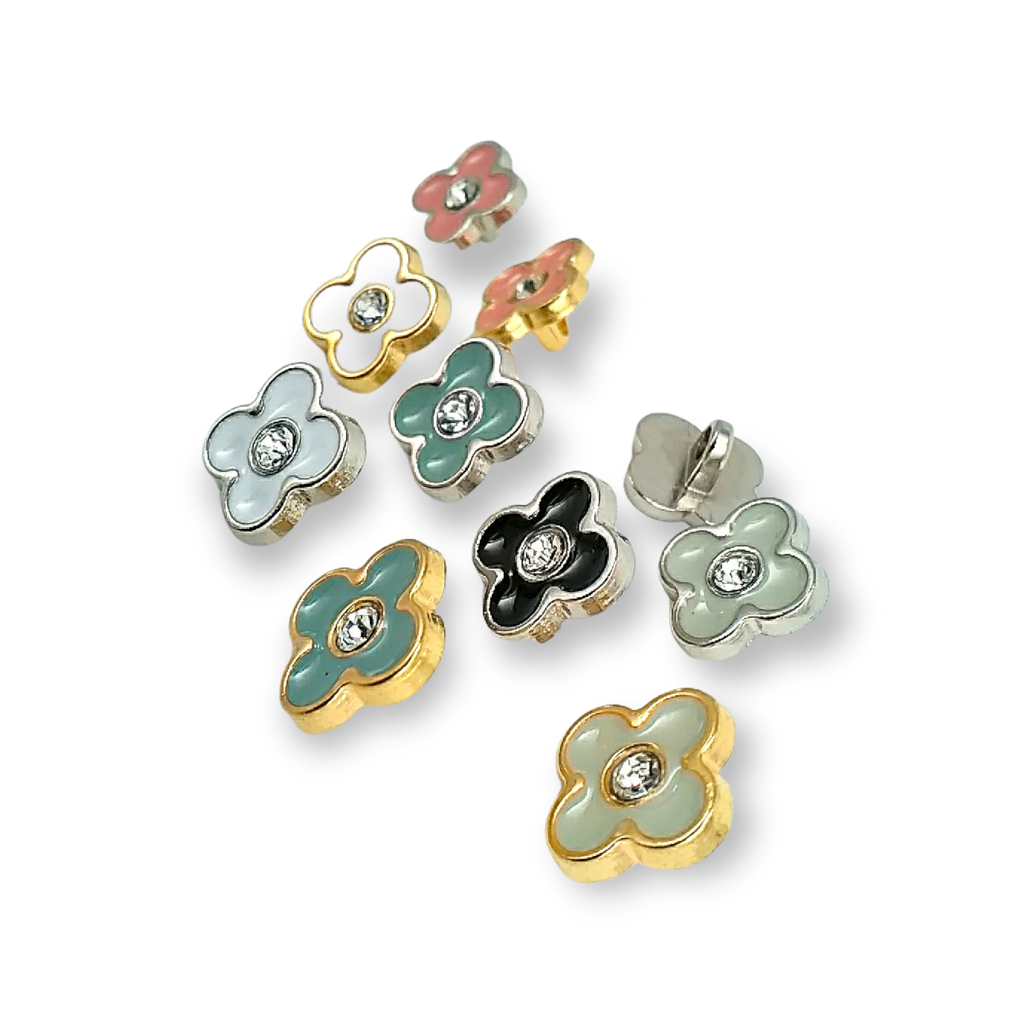 Women's Blouse and Shirt Button Enameled Button 11 mm - 18 L E 1665 Women's Blouse and Shirt Button Enameled Button 11 mm - 18 L E 1665