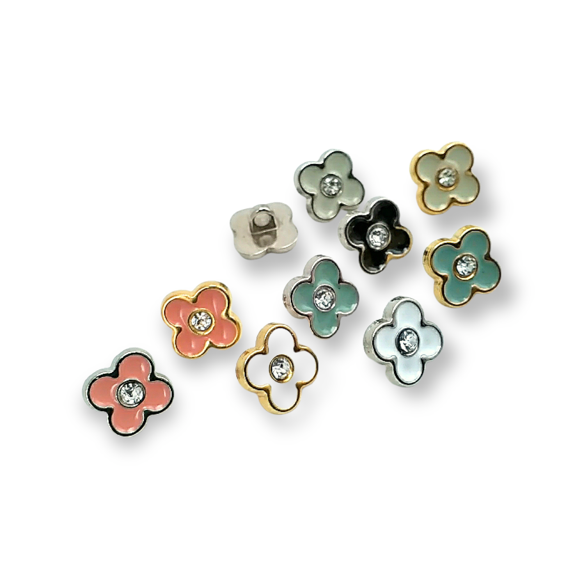 Women's Blouse and Shirt Button Enameled Button 11 mm - 18 L E 1665 Women's Blouse and Shirt Button Enameled Button 11 mm - 18 L E 1665