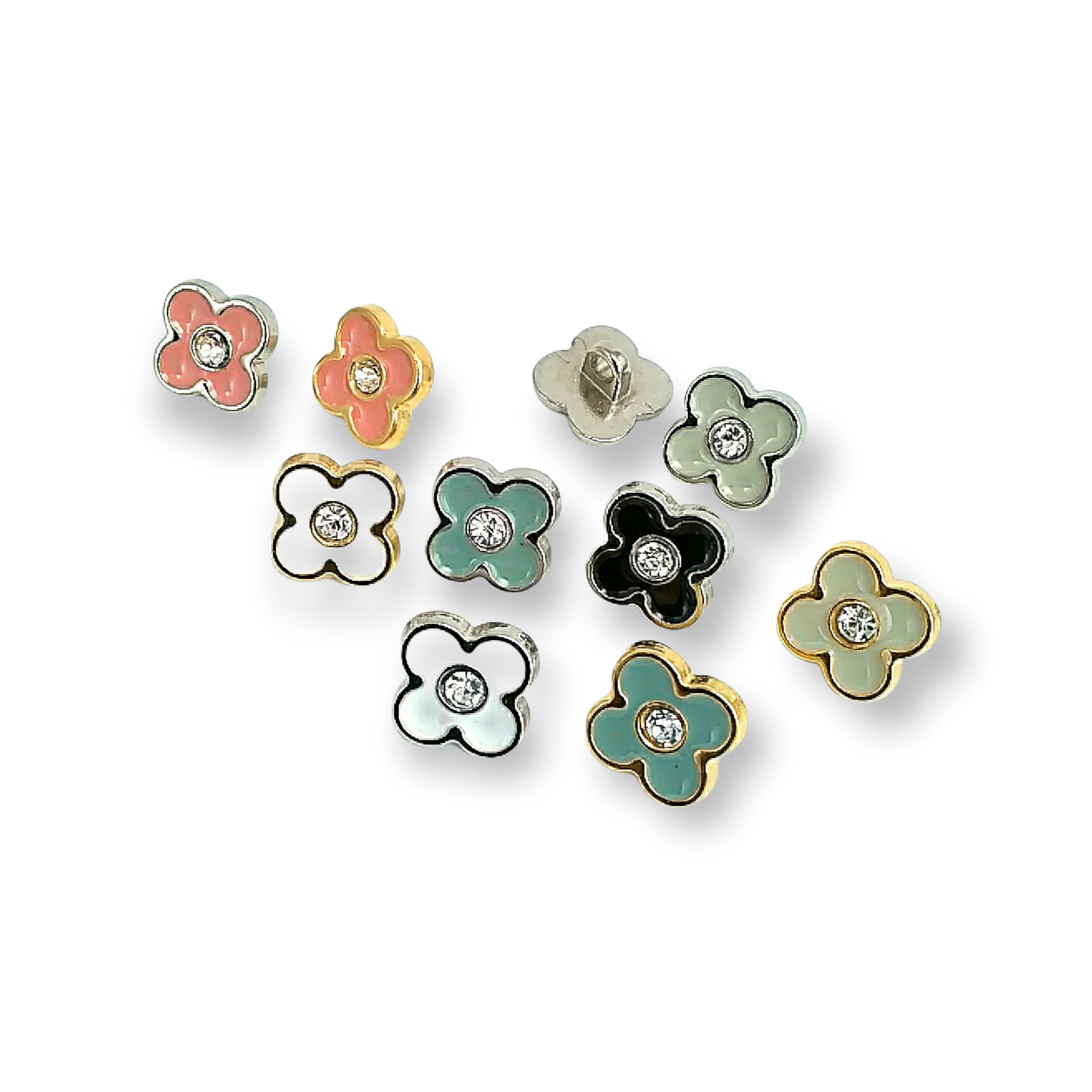 Women's Blouse and Shirt Button Enameled Button 11 mm - 18 L E 1665 Women's Blouse and Shirt Button Enameled Button 11 mm - 18 L E 1665