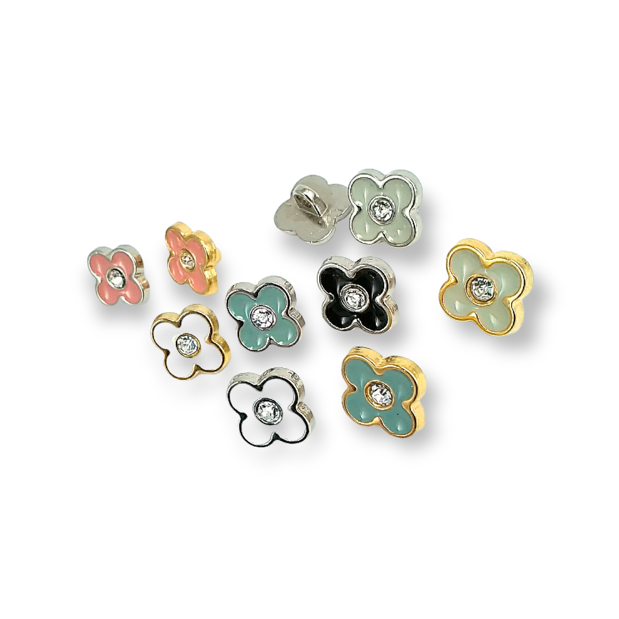 Women's Blouse and Shirt Button Enameled Button 11 mm - 18 L E 1665 Women's Blouse and Shirt Button Enameled Button 11 mm - 18 L E 1665