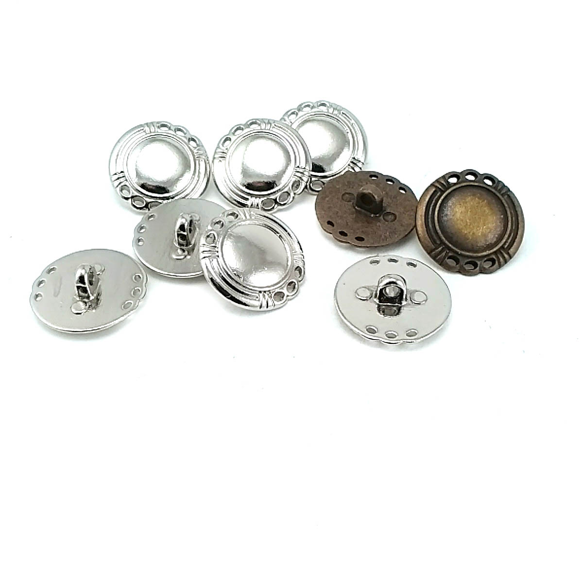 Bayan Ceket ve takım Elbise Düğmesi Kenar Desenli 21 mm - 34 boy E 1675