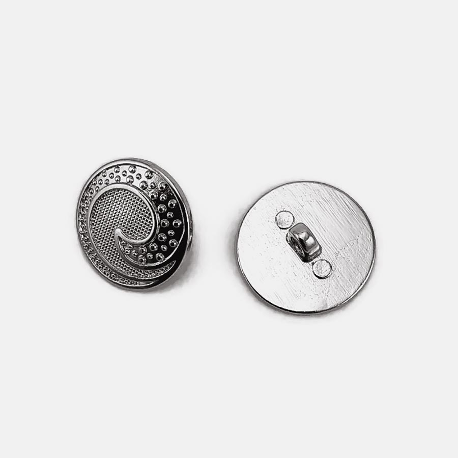 12 mm Shank Button front and detail view