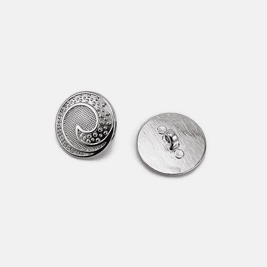 12 mm Shank Button front and detail view
