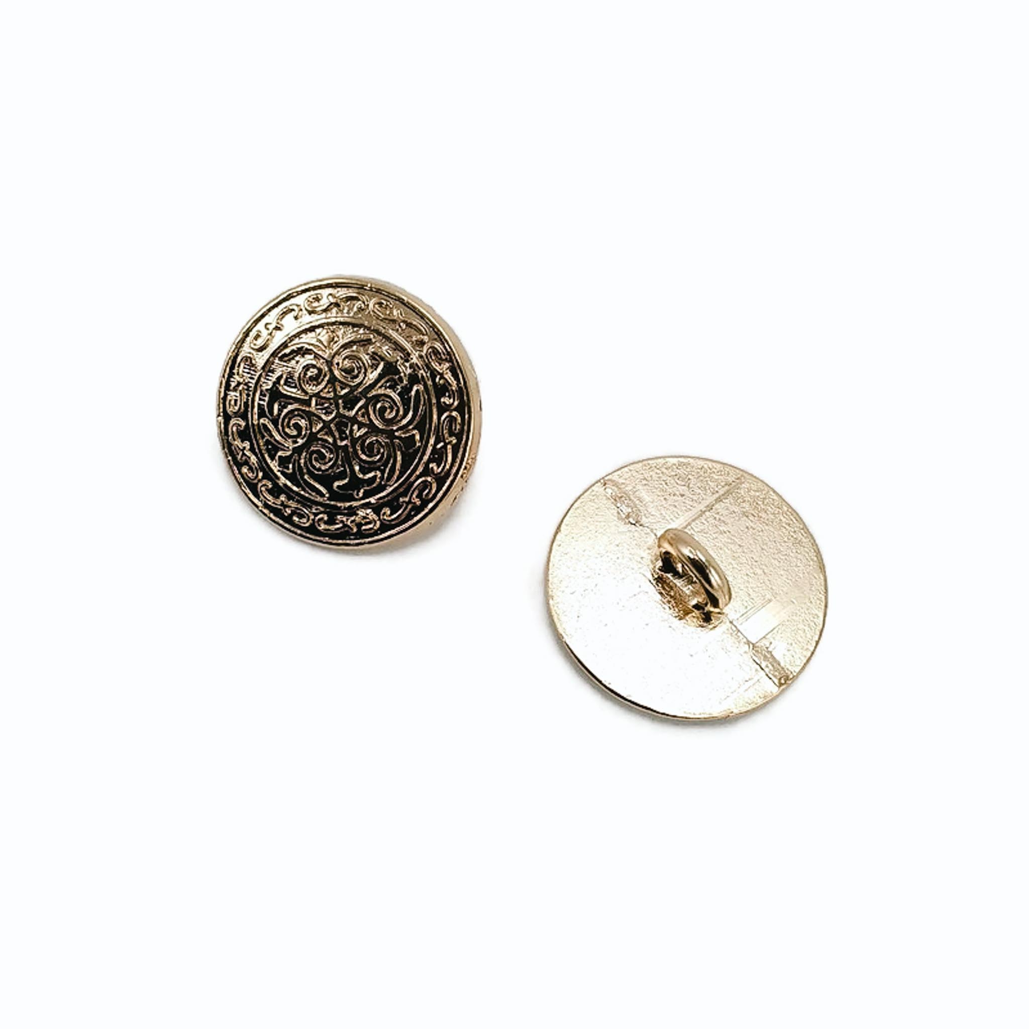 20 mm - 31 L Jacket Button Gold and Rose Gold Shank Buttons 20 mm - 31 L Jacket Button Gold and Rose Gold Shank Buttons