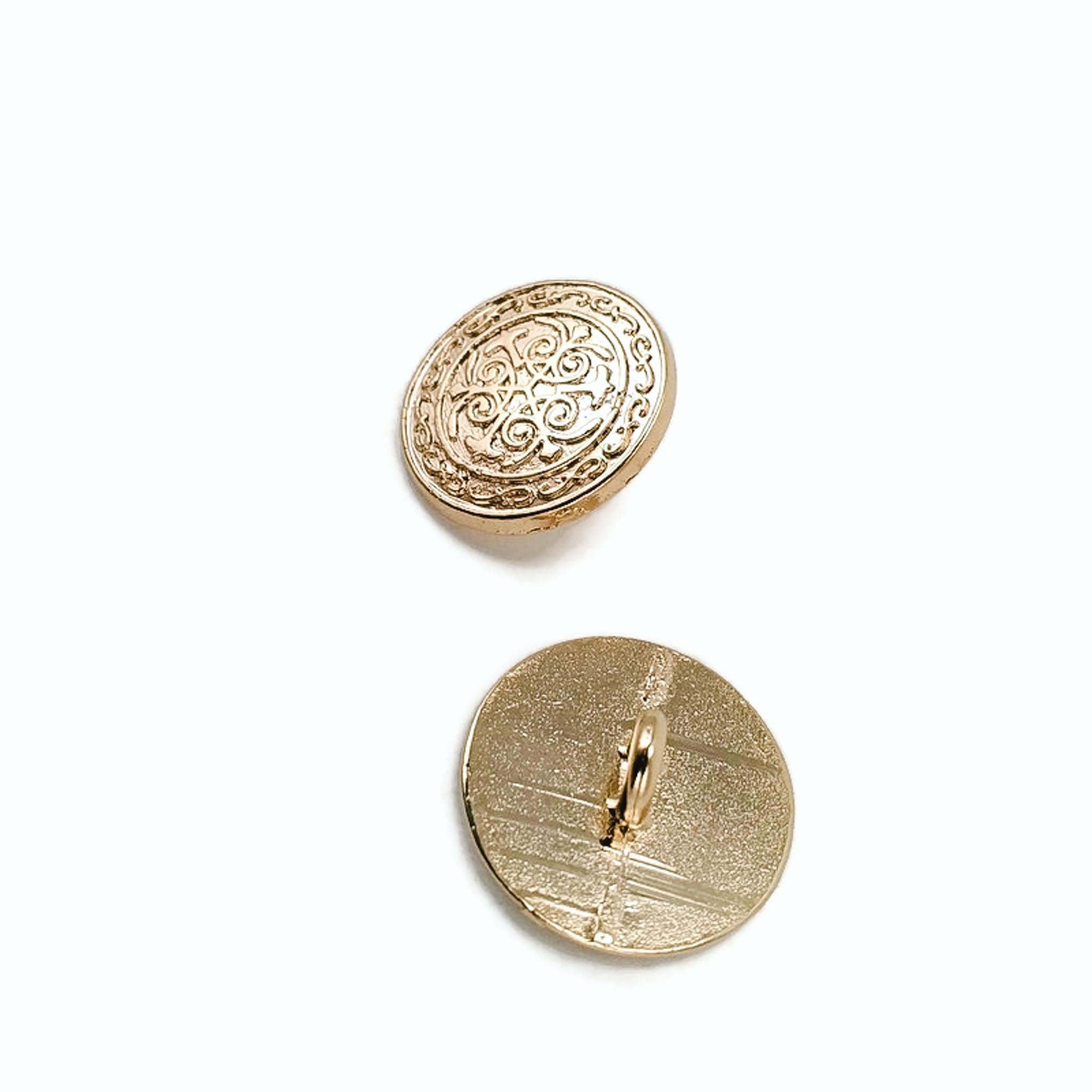 20 mm - 31 L  Jacket Button Gold and Rose Gold Shank Buttons