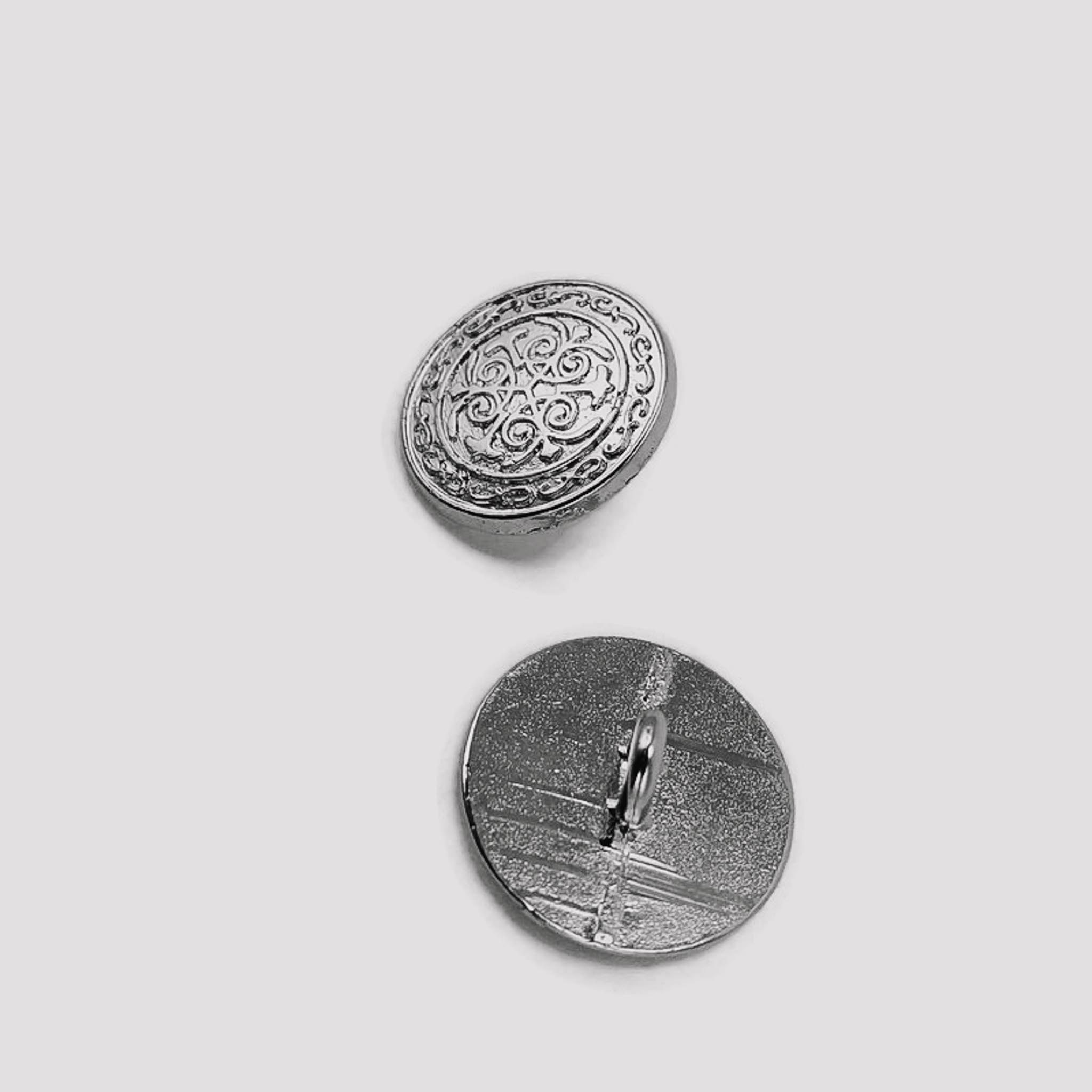 20 mm Ayaklı Düğme ön ve detay görünümü