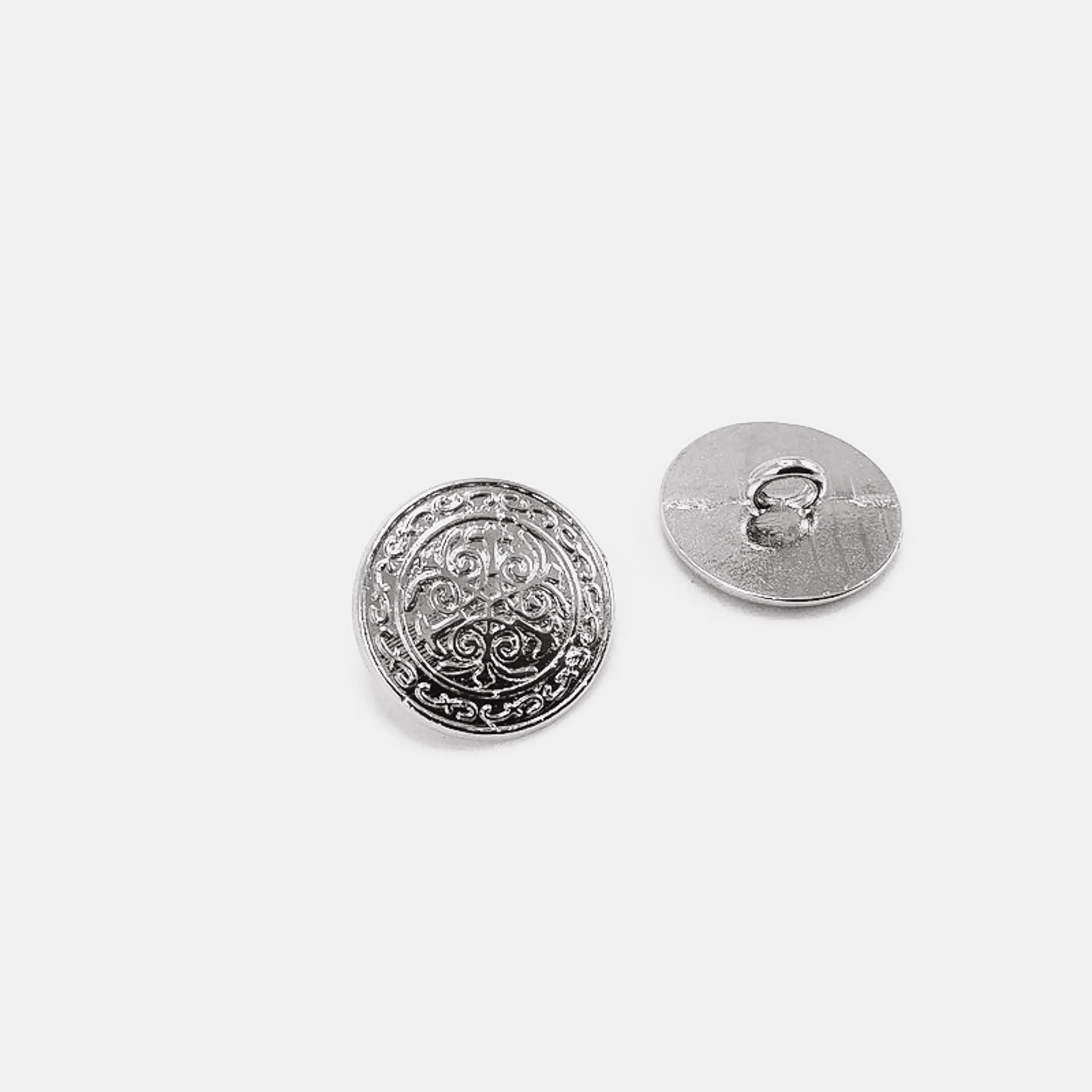 20 mm Ayaklı Düğme ön ve detay görünümü
