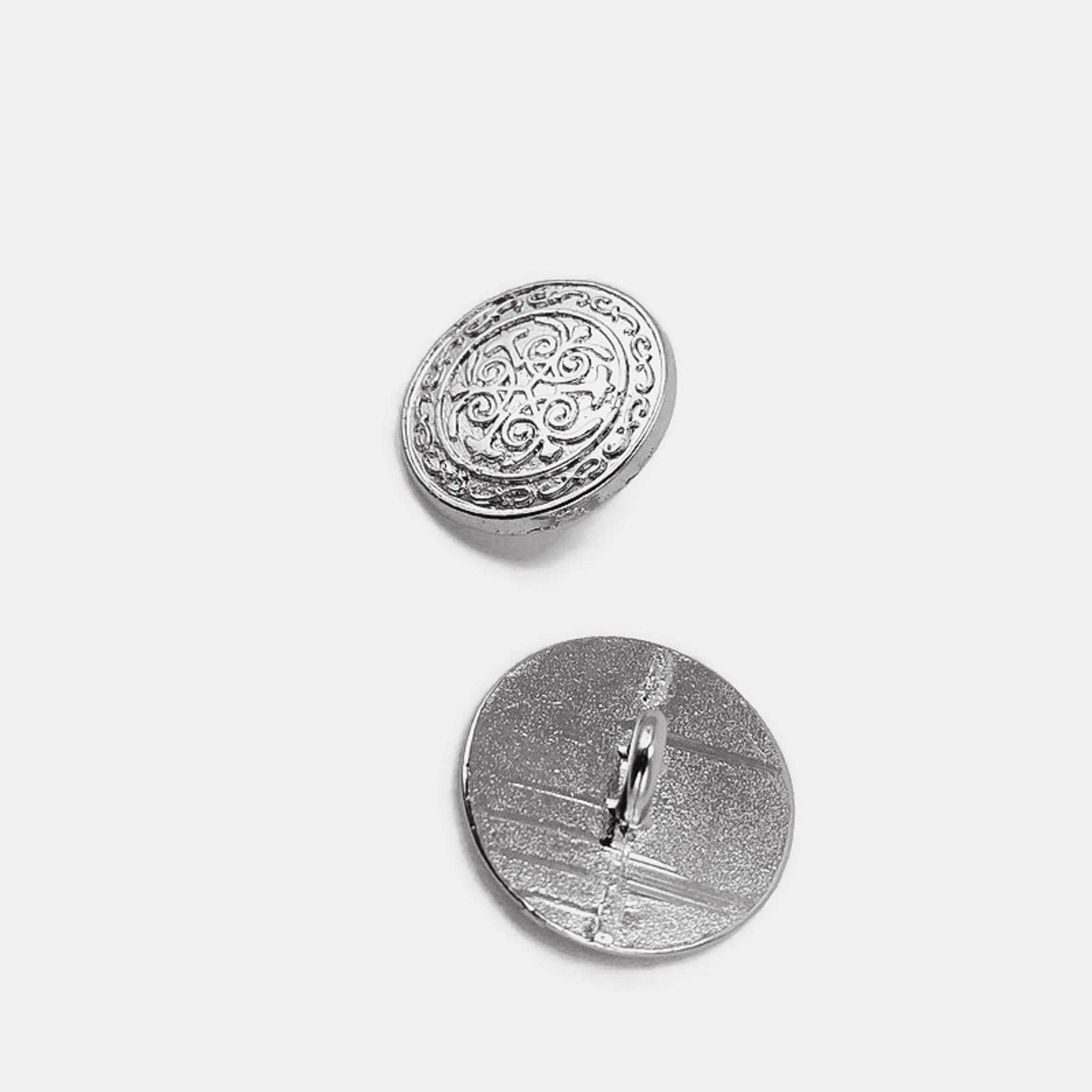 20 mm Ayaklı Düğme ön ve detay görünümü