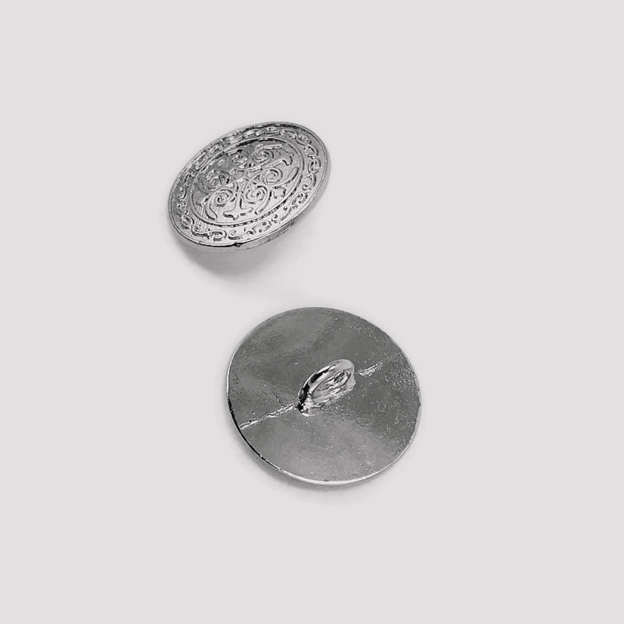 17 mm Ayaklı Düğme ön ve detay görünümü