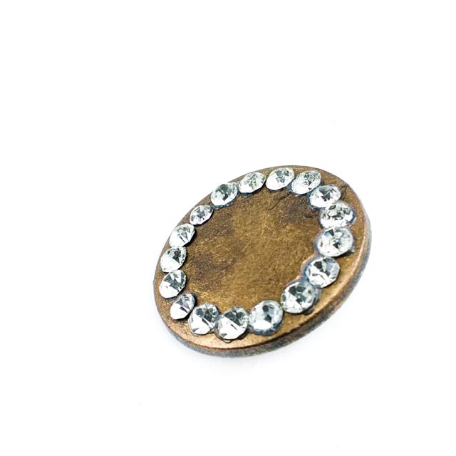 Ceket Düğmesi Taşlı Ayaklı Düğme 25 mm - 42 boy E 187