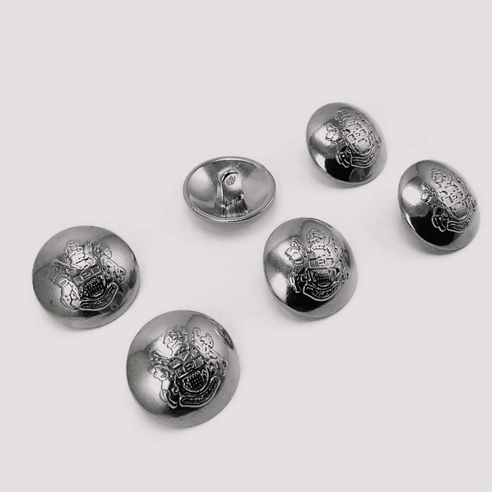 Rose Gold and Gold Emblem 6 Blazer Jacket Button Set 23 mm - 36 L E 1874 SET6