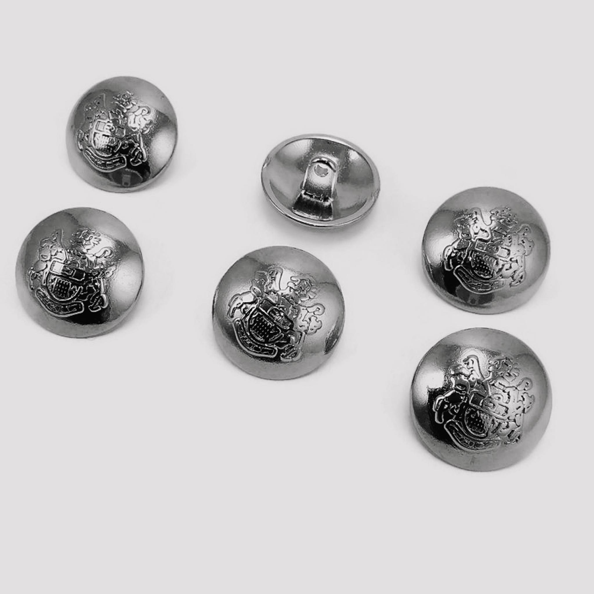 Rose Gold and Gold Emblem 6 Blazer Jacket Button Set 23 mm - 36 L E 1874 SET6