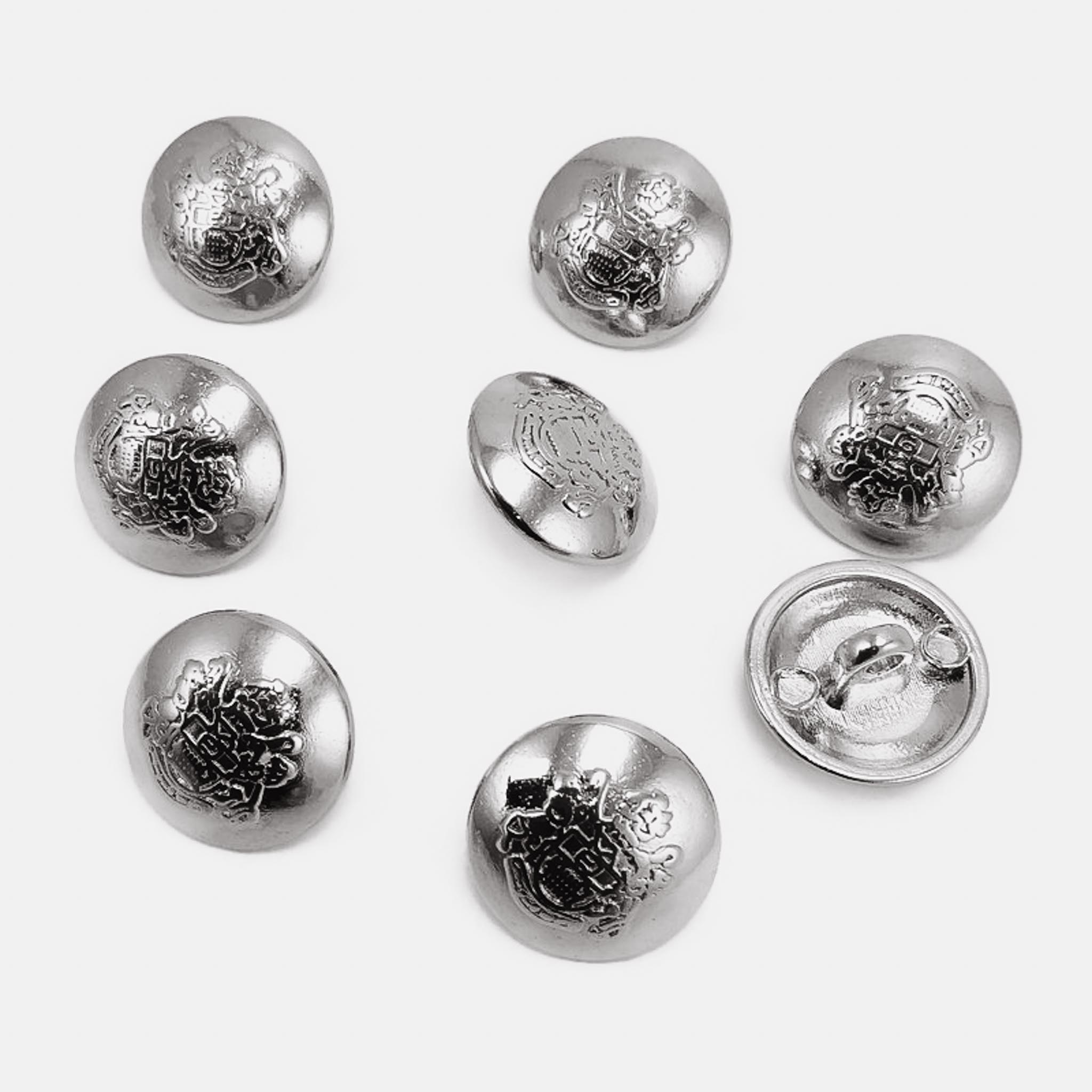 Gold Plated Button Clasp Blazer 8 pcs Jacket Button Set 15 mm - 24 L E 1875 SET8