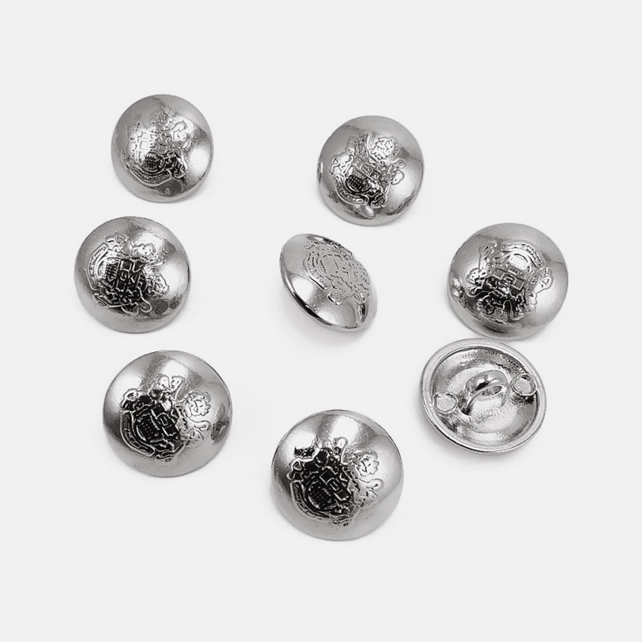 Gold Plated Button Clasp Blazer 8 pcs Jacket Button Set 15 mm - 24 L E 1875 SET8