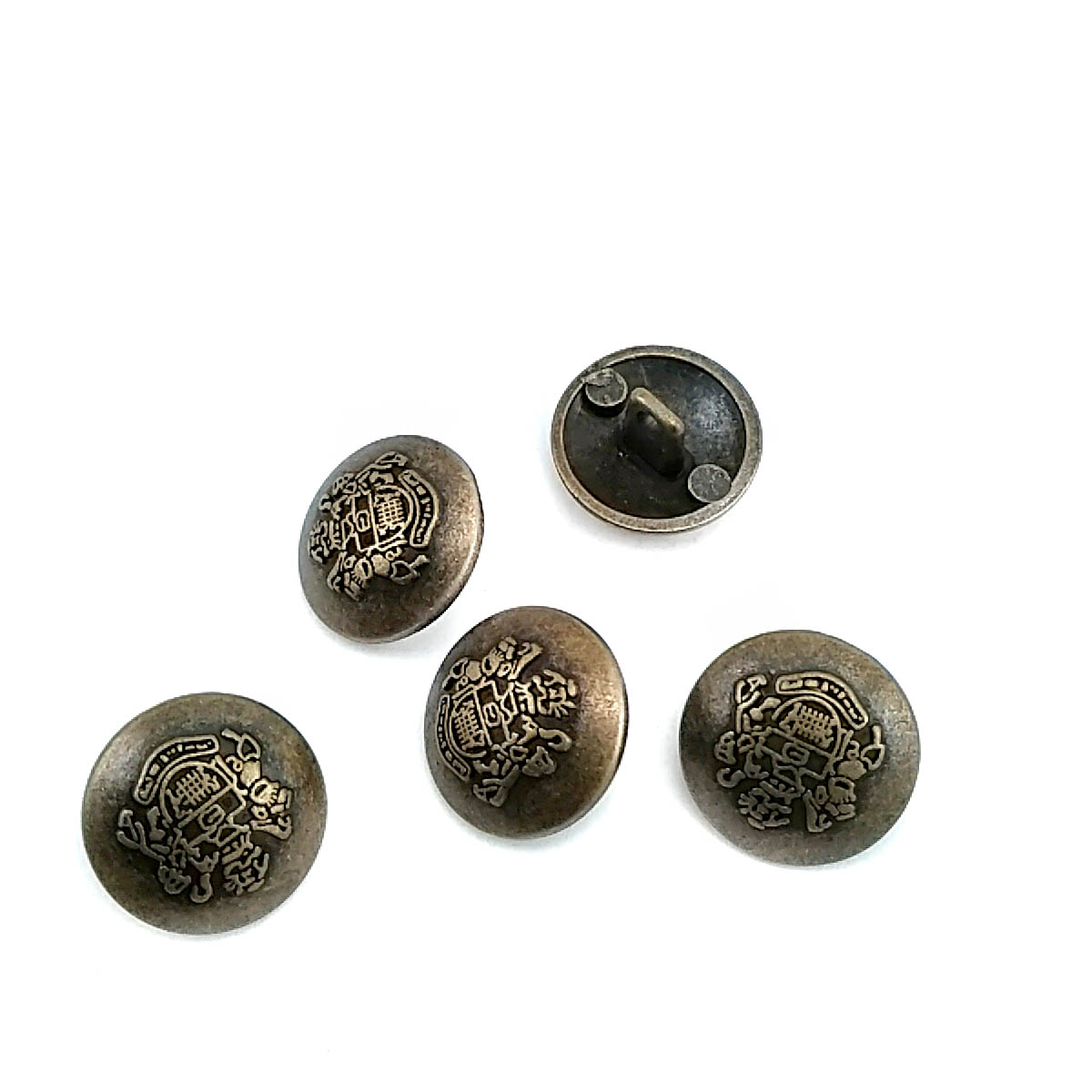 Blazer Button 15 mm -24 L King'S Crest Metal E 1875 Blazer Button 15 mm -24 L King'S Crest Metal E 1875
