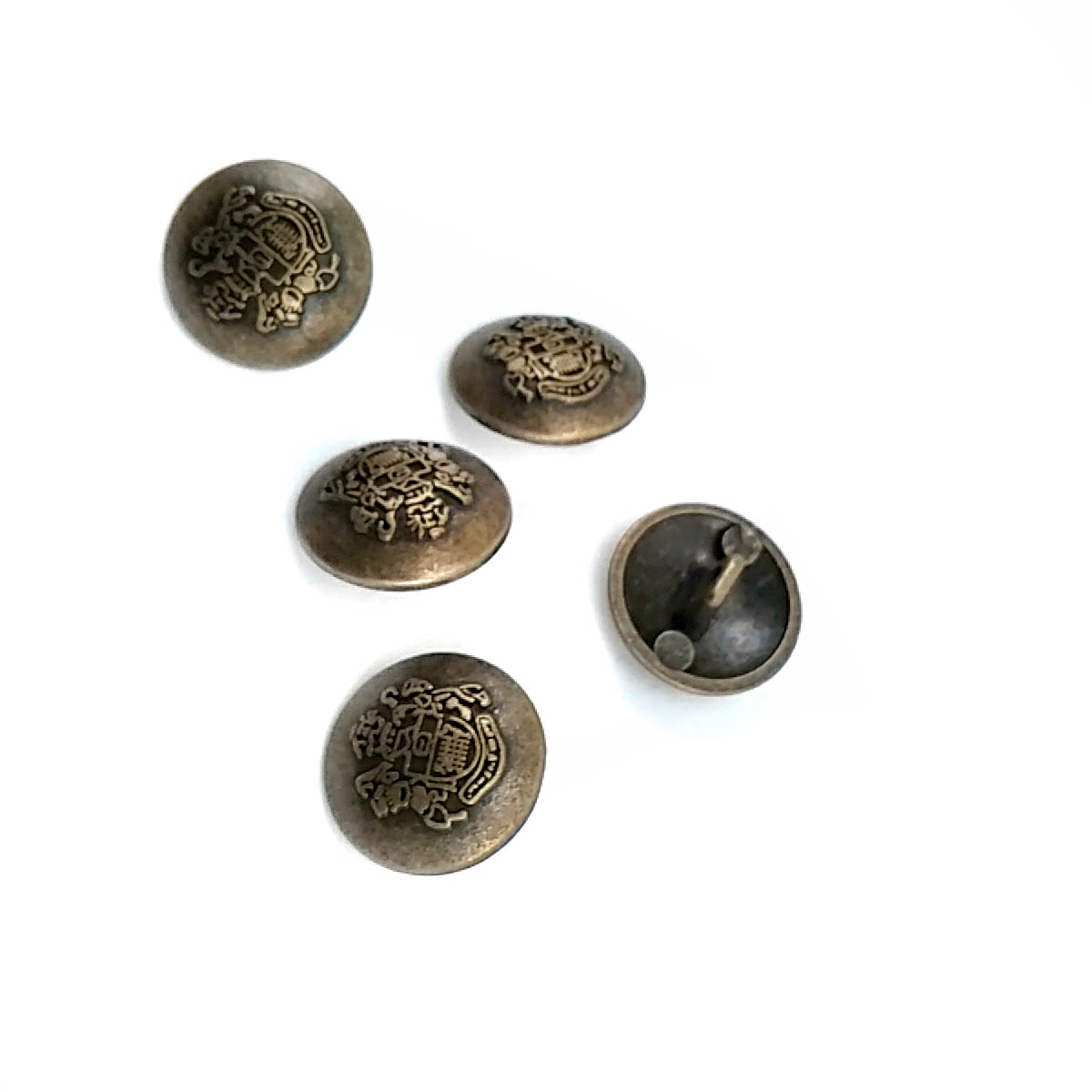 Blazer Button 15 mm -24 L King'S Crest Metal E 1875