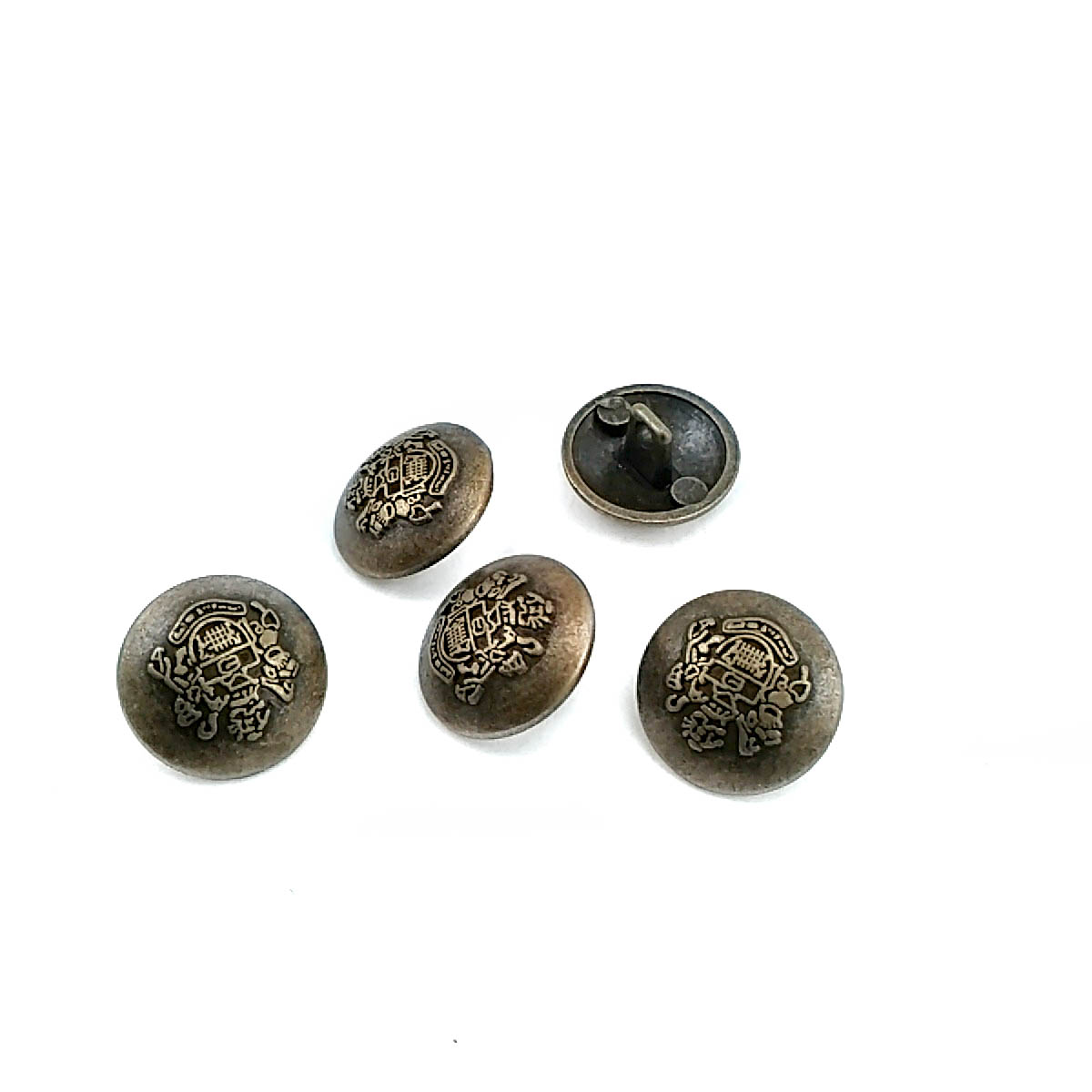 Blazer Button 15 mm -24 L King'S Crest Metal E 1875