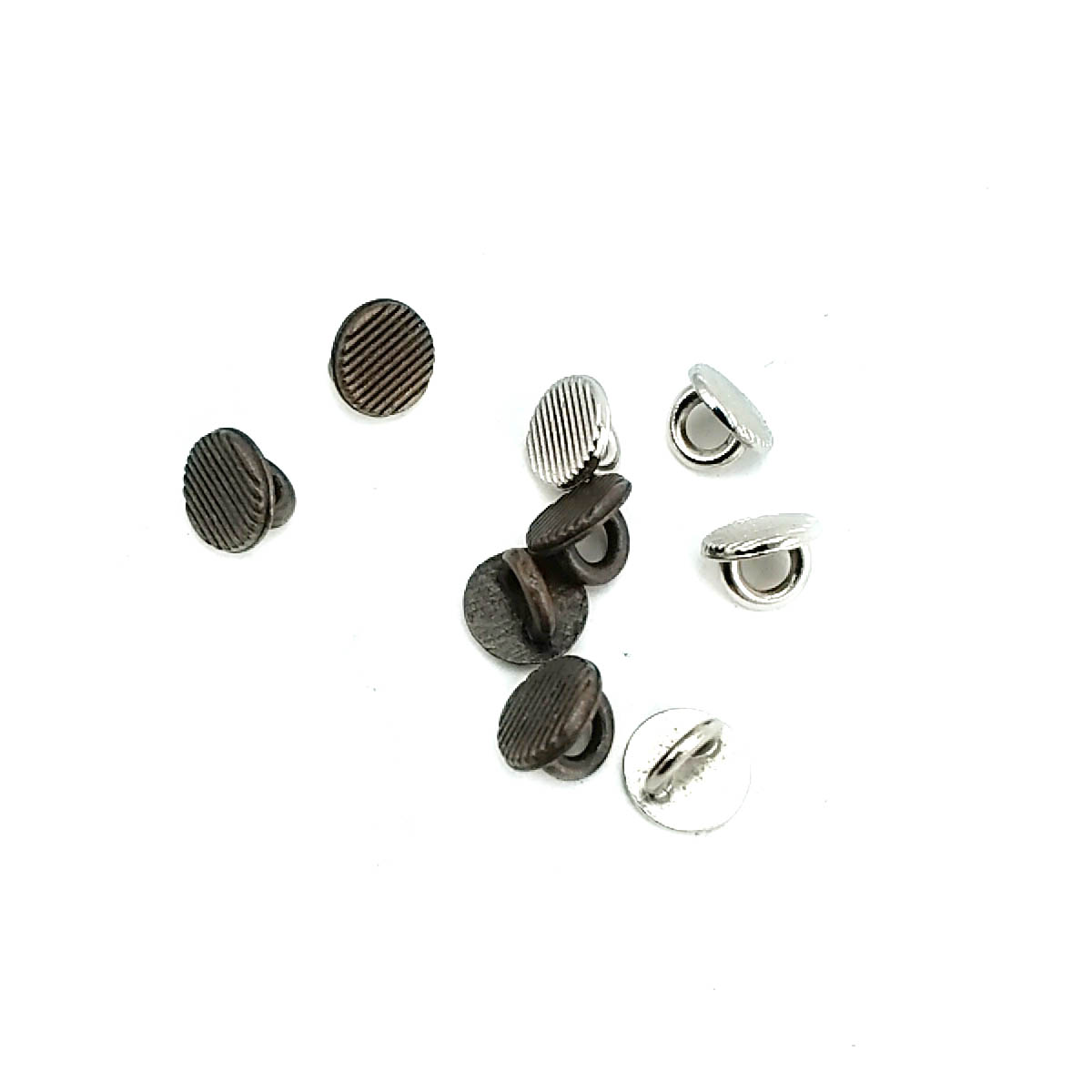 8 mm Shank Button front and detail view
