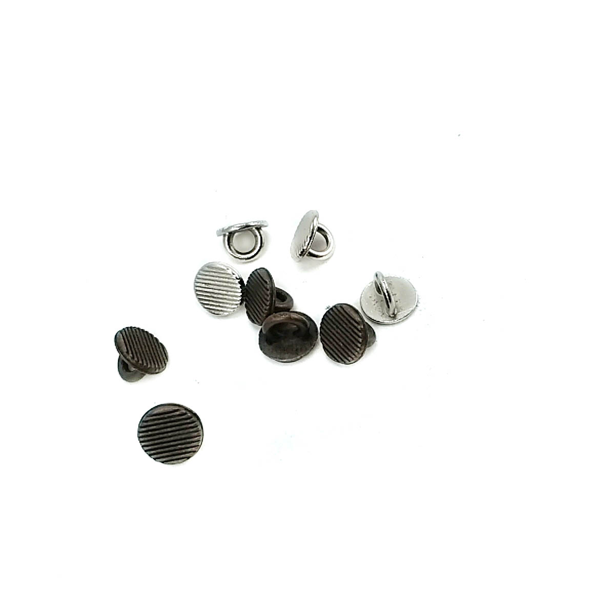 8 mm Shank Button front and detail view