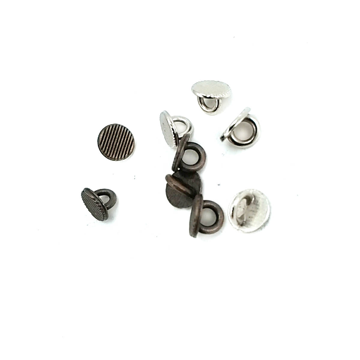 8 mm Shank Button front and detail view