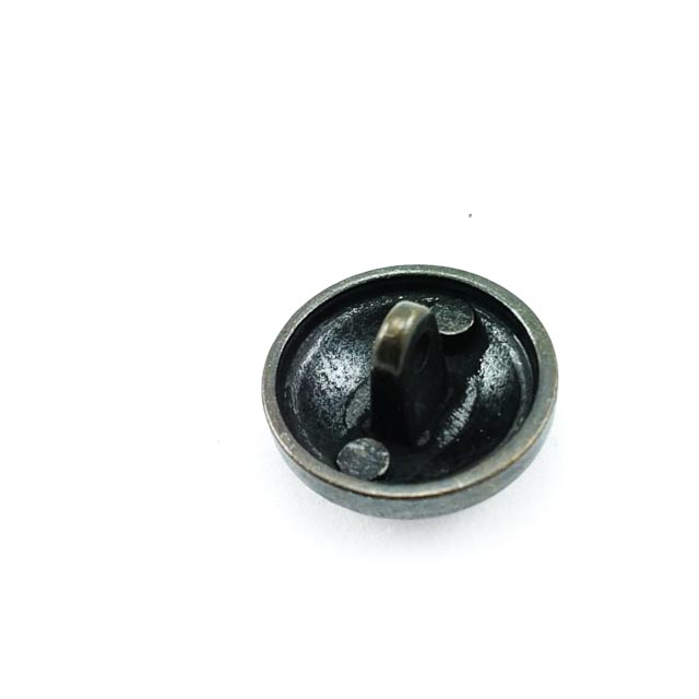 Patterned Metal pedestal button 18mm - 28 ligne