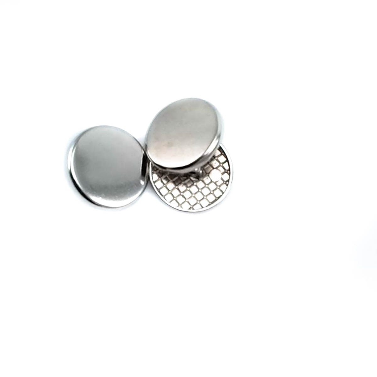 20 mm - 33 boy Blazer Ceket ve Dış Giyim Düğmesi - Düz Metal Ayaklı Düğme E 1892