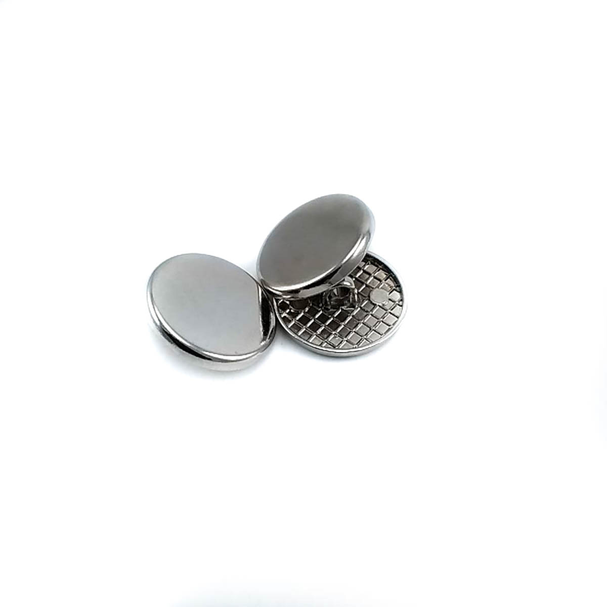 20 mm - 33 boy Blazer Ceket ve Dış Giyim Düğmesi - Düz Metal Ayaklı Düğme E 1892
