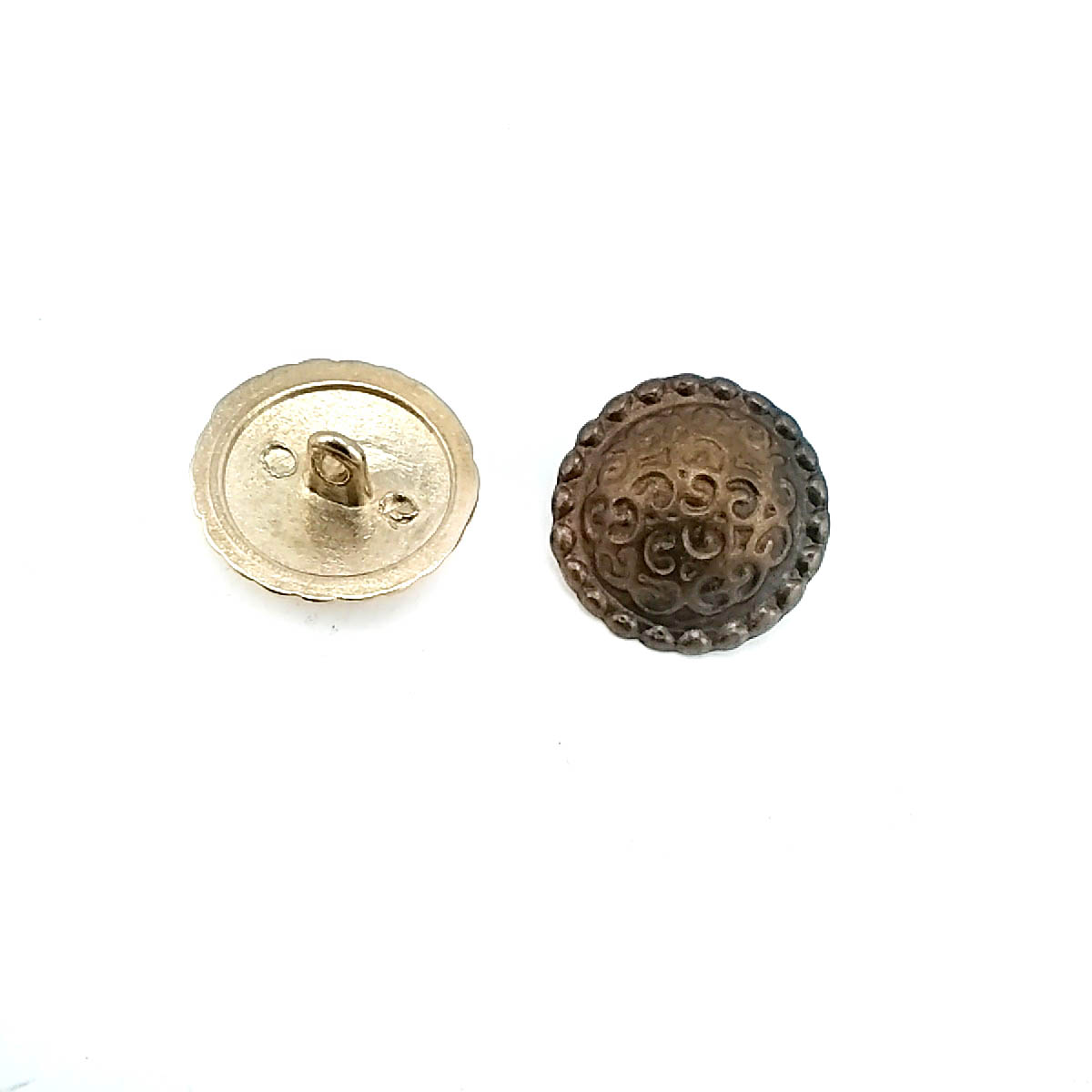 Desenli Bombeli Ayaklı Düğme 21 mm - 32 boy Ceket ve Blazer Düğmesi E 193