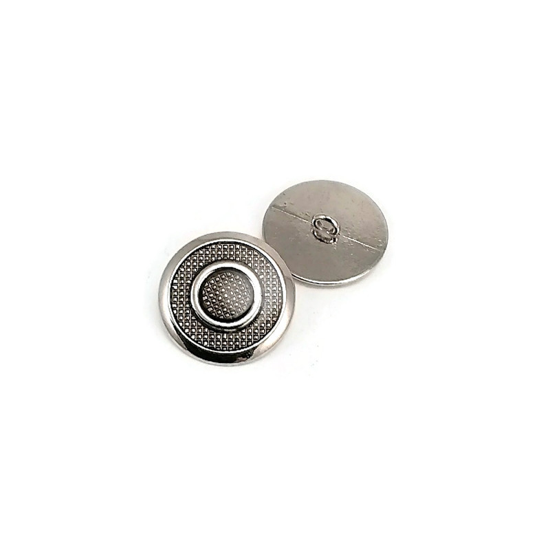 22 mm 36 L Metal Shank Button Transparent Enamel Ring Pattern Blazer Jacket Coat Button
