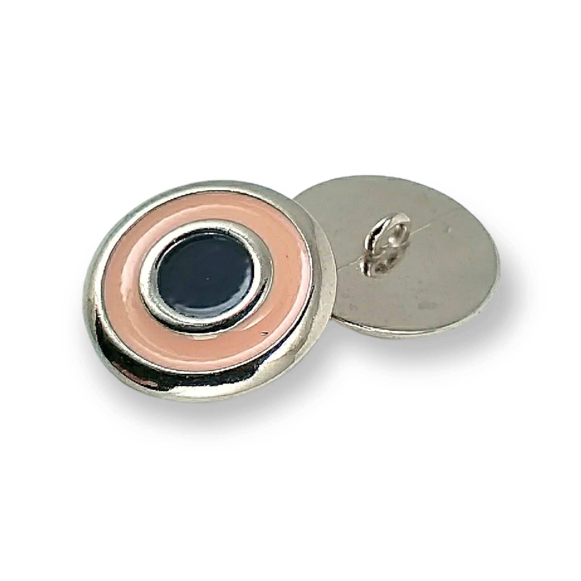 Spring Colors Enamel Blazer Jacket Coat Button 22 mm 36 L Metal Shank Button E 1949 V2