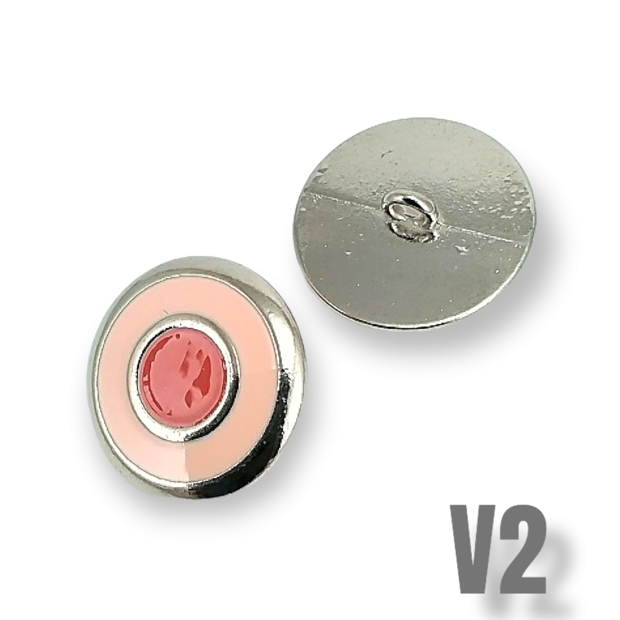 Spring Colors Enamel Blazer Jacket Coat Button 22 mm 36 L Metal Shank Button E 1949 V2