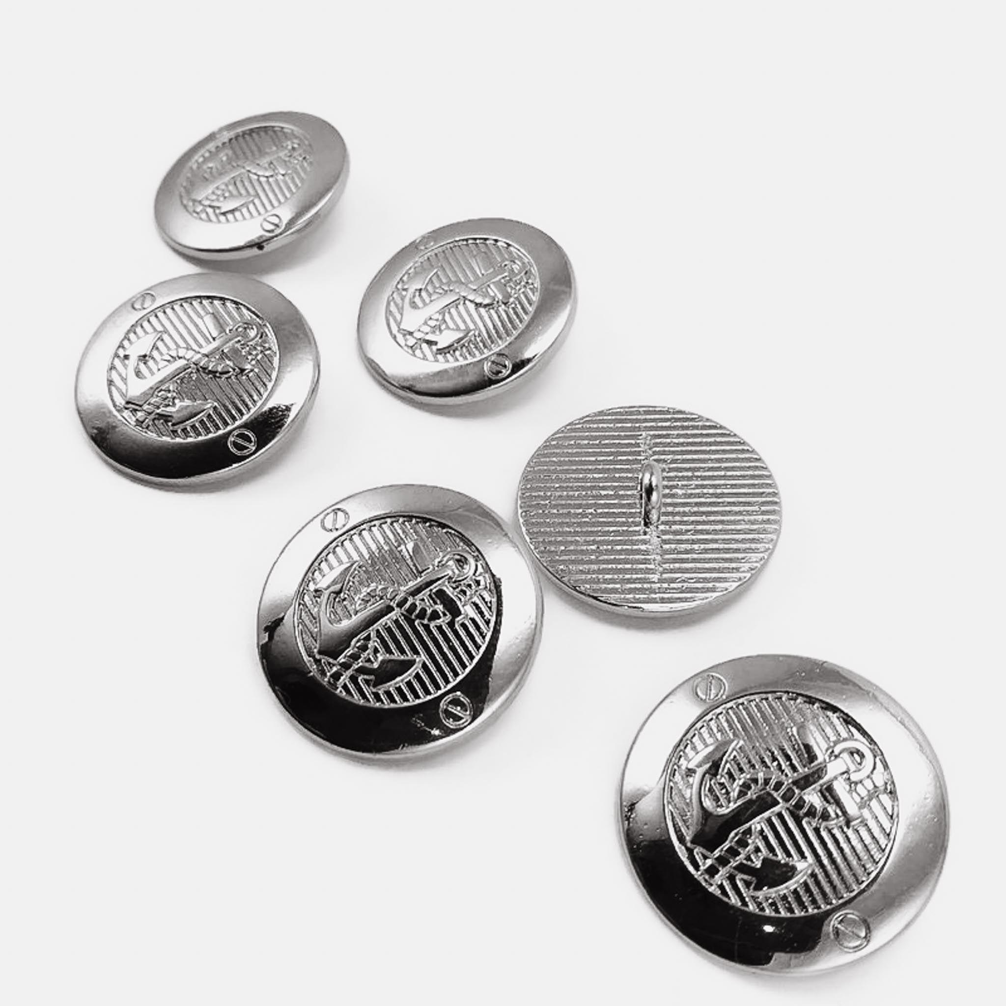 23 mm - 36 L Gold Crest 6 pcs Blazer Jacket Button Set