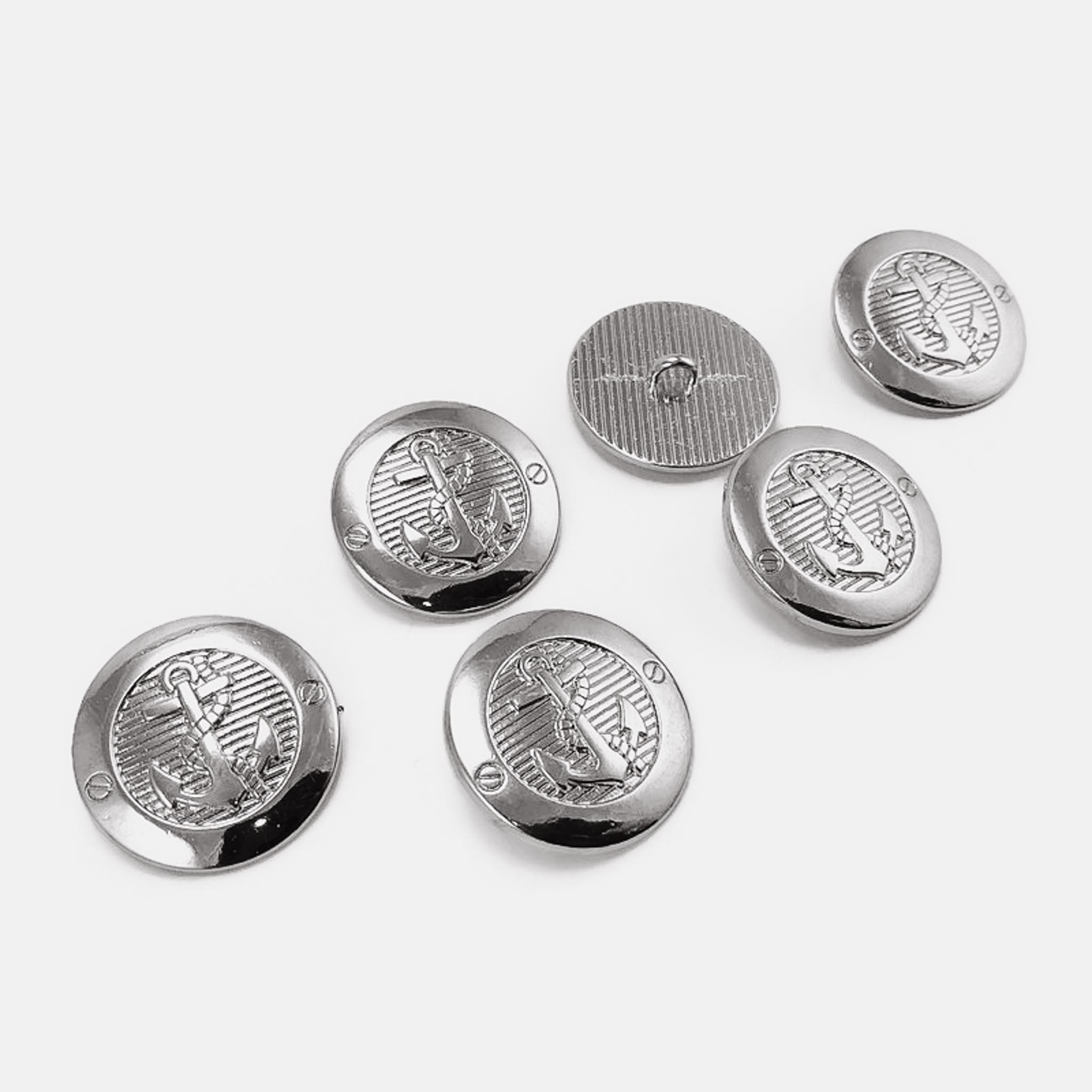 23 mm - 36 L Gold Crest 6 pcs Blazer Jacket Button Set