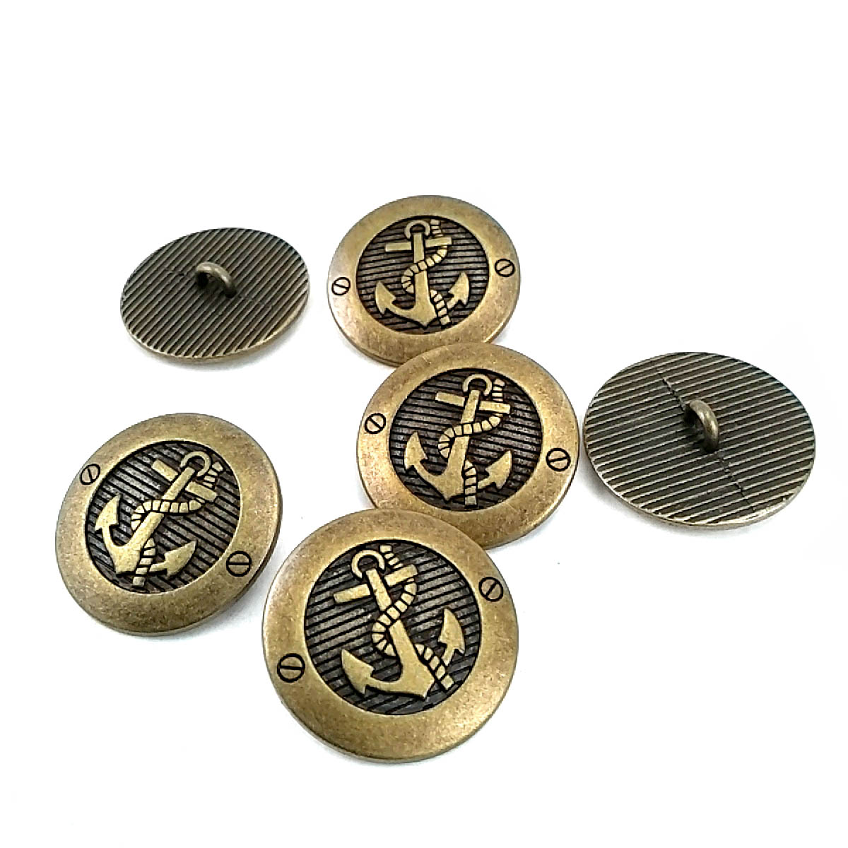 Ship Anchor Logo Blazer and Jacket Button 23 mm - 36 L E 2043 Ship Anchor Logo Blazer and Jacket Button 23 mm - 36 L E 2043