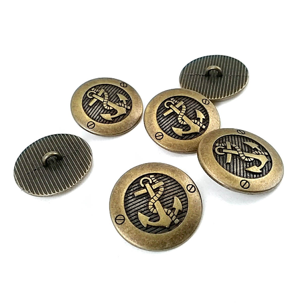 Ship Anchor Logo Blazer and Jacket Button 23 mm - 36 L  E 2043