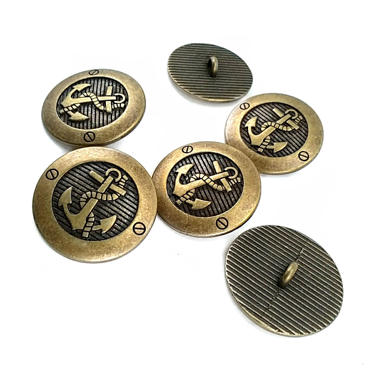 Ship Anchor Logo Blazer and Jacket Button 23 mm - 36 L  E 2043