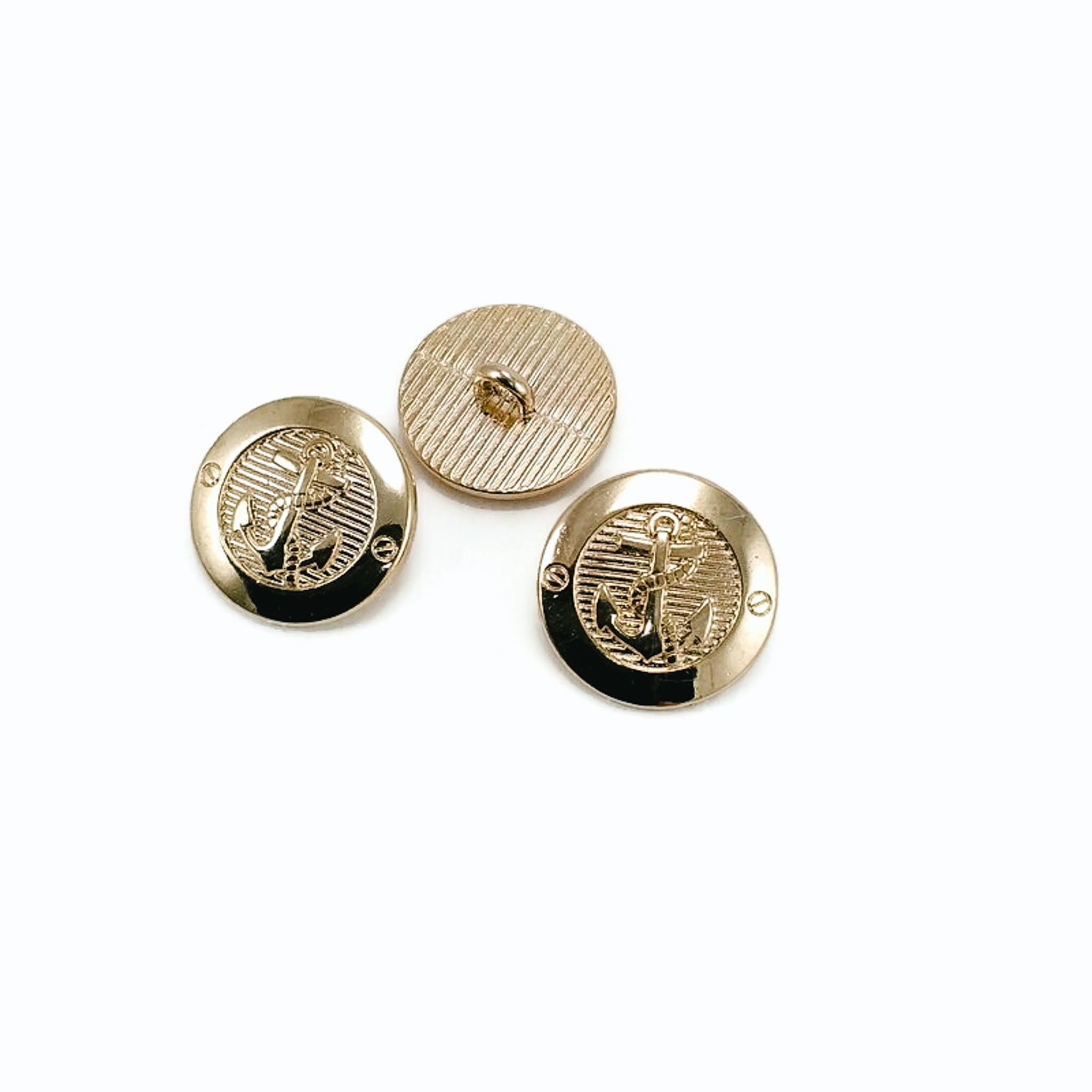 17 mm - 28 boy Gold Ayaklı Düğme Blazer Ceket Düğmesi