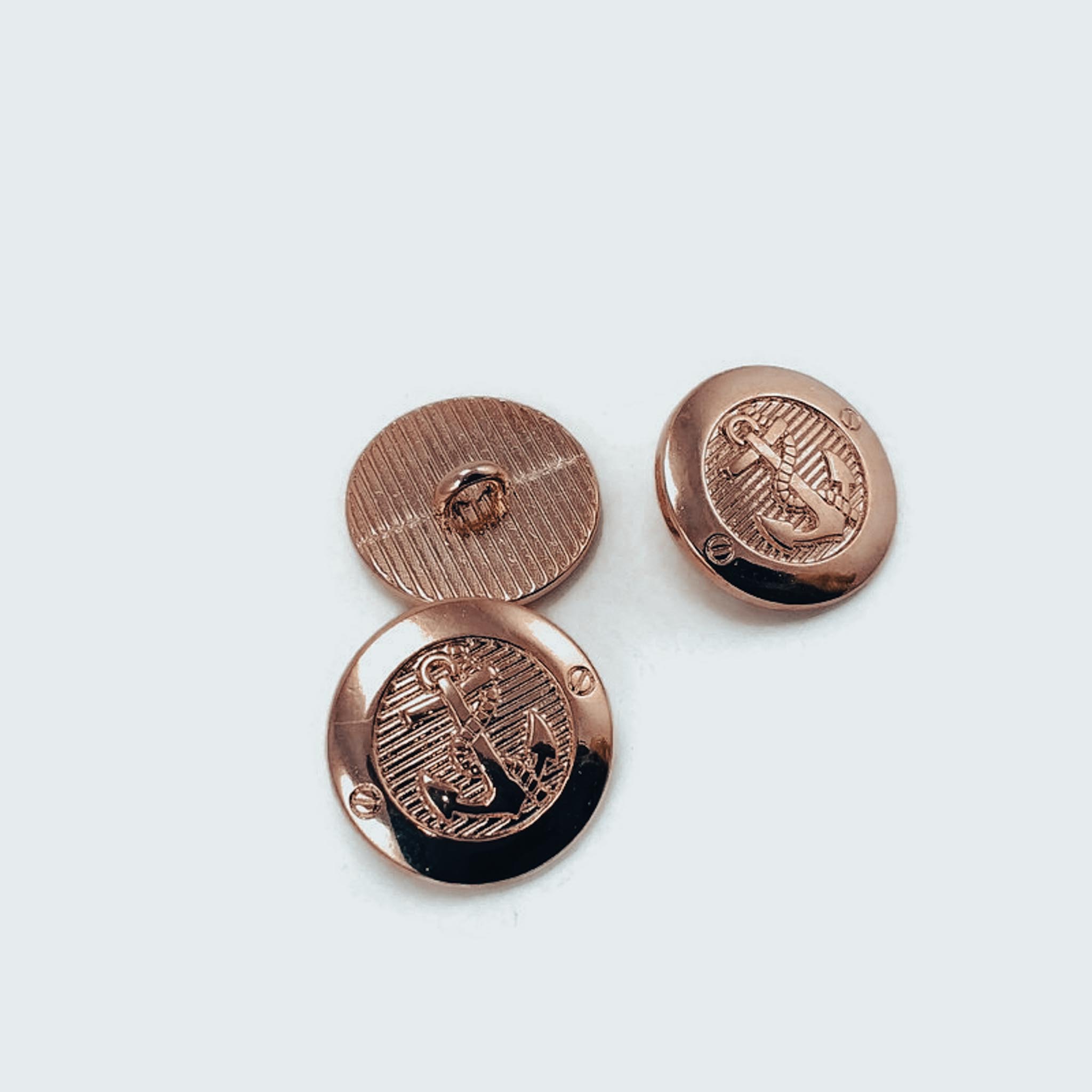 17 mm - 28 boy Gold Ayaklı Düğme Blazer Ceket Düğmesi