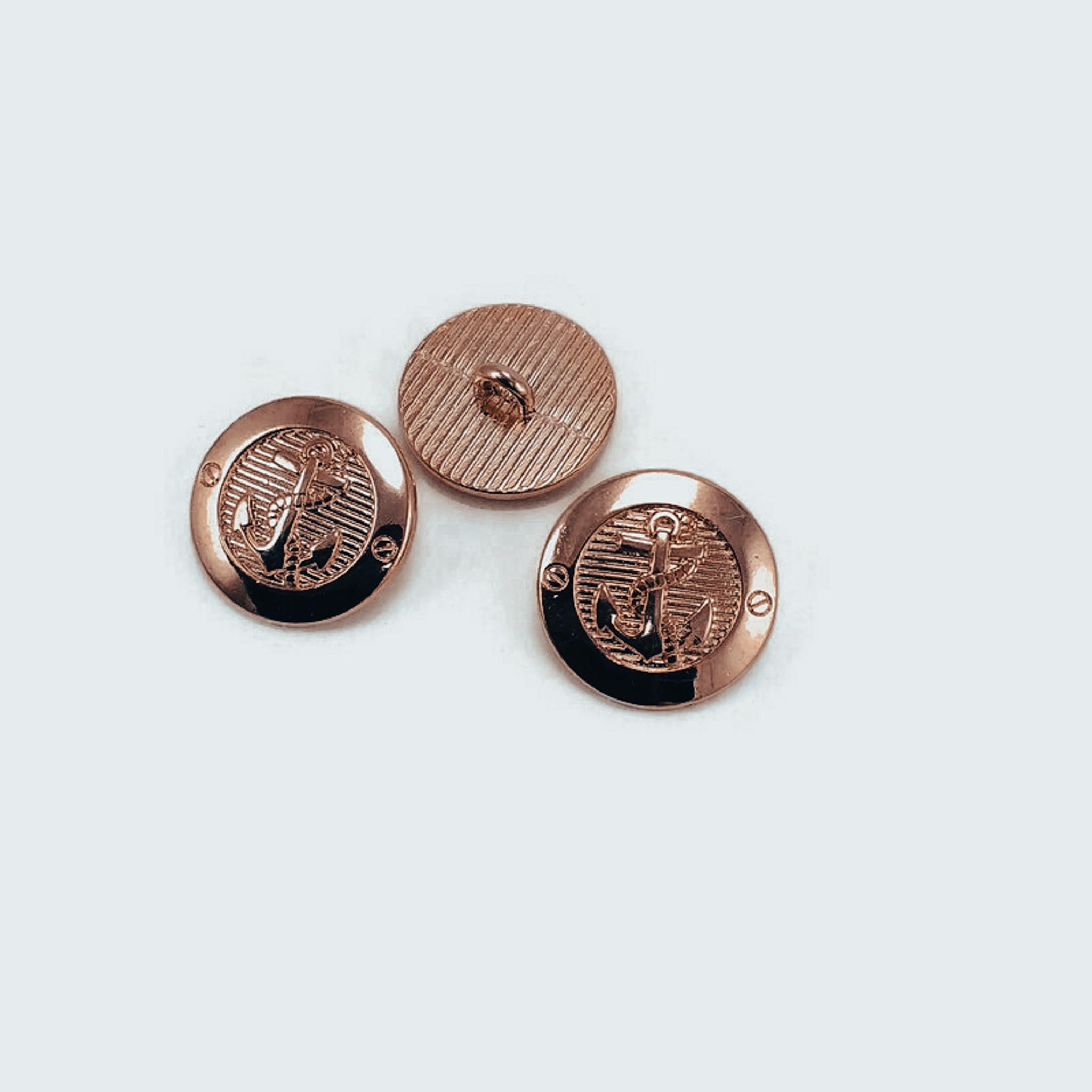 17 mm - 28 boy Gold Ayaklı Düğme Blazer Ceket Düğmesi