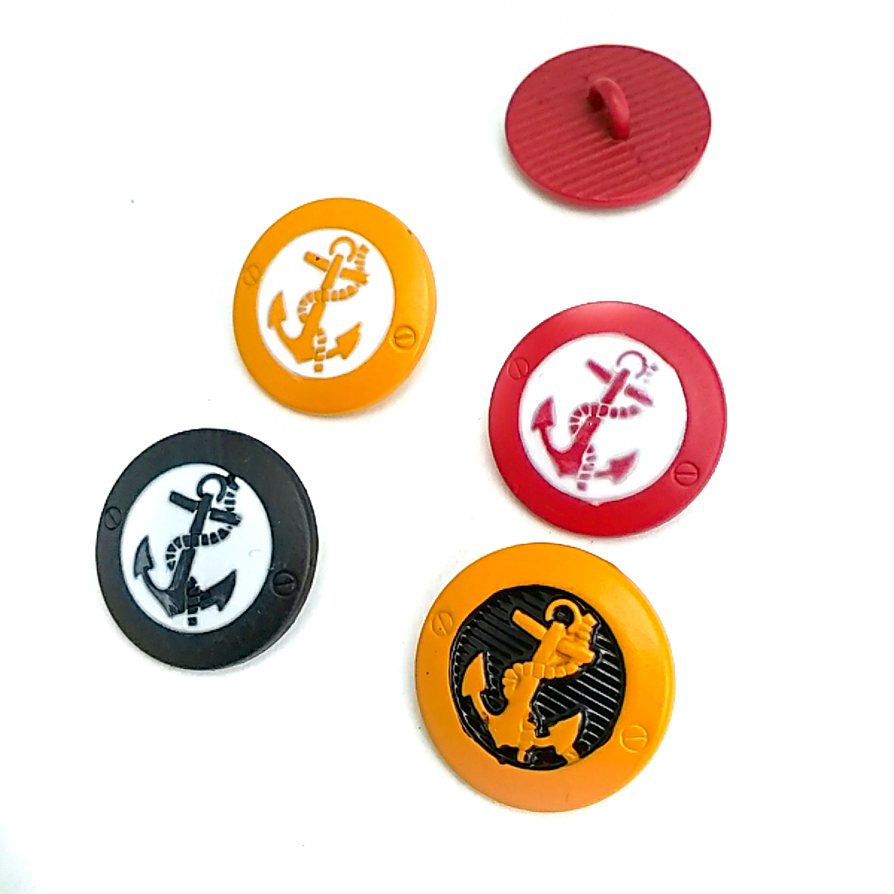 Kid's Coat Cardigan Button Shank Button Anchor Logo 17 mm - 28 L E 2044 MN Kid's Coat Cardigan Button Shank Button Anchor Logo 17 mm - 28 L E 2044 MN