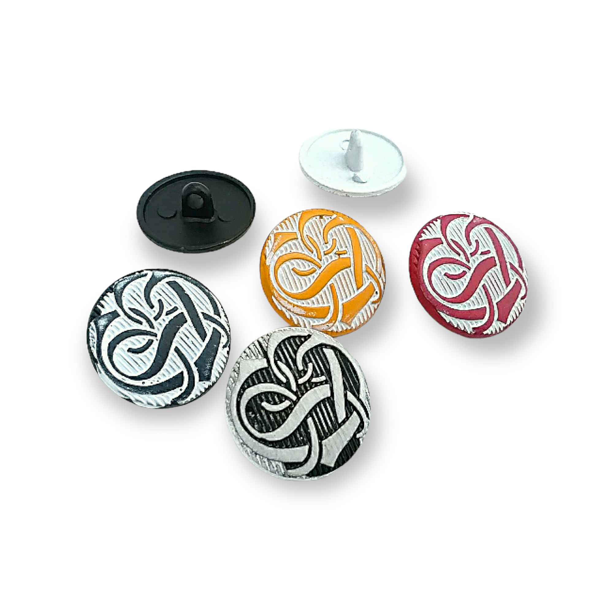 Decorative Metal Shank Button 20 mm - 31 L E 212 MC