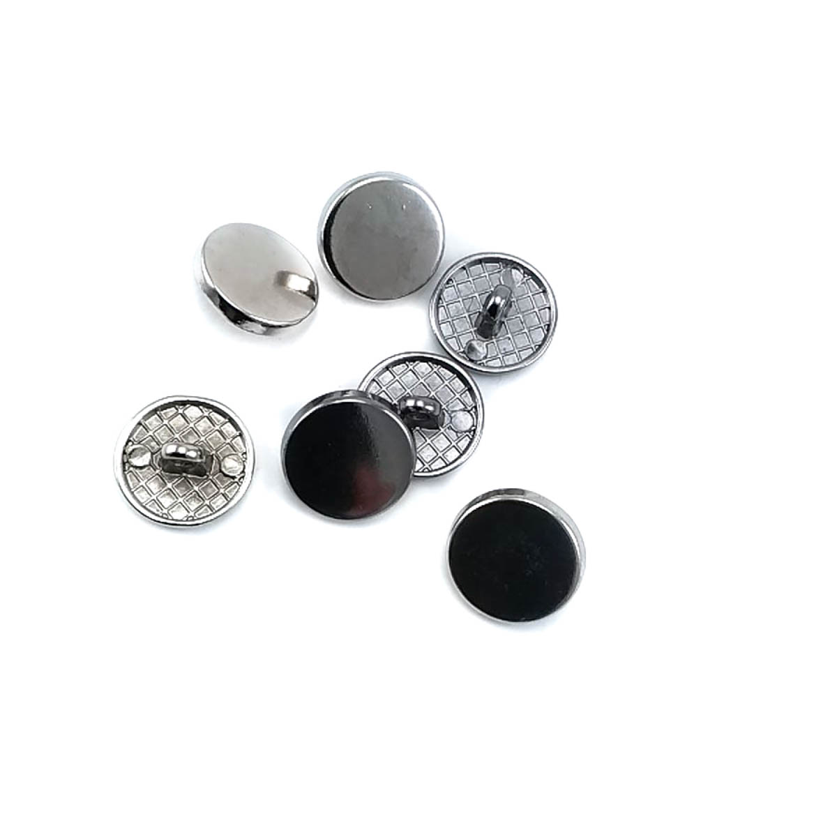 Düz Para Şekil Ayaklı Düğme 14 mm - 22 boy E 2136