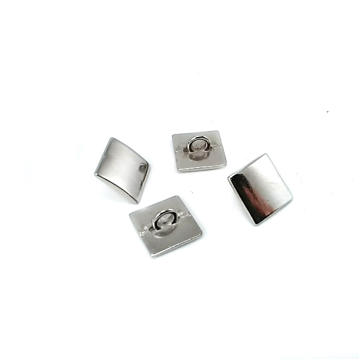 Simple Foot button zamak 12 x 12 mm
