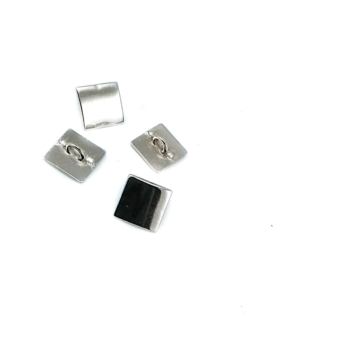 Simple Foot button zamak 12 x 12 mm